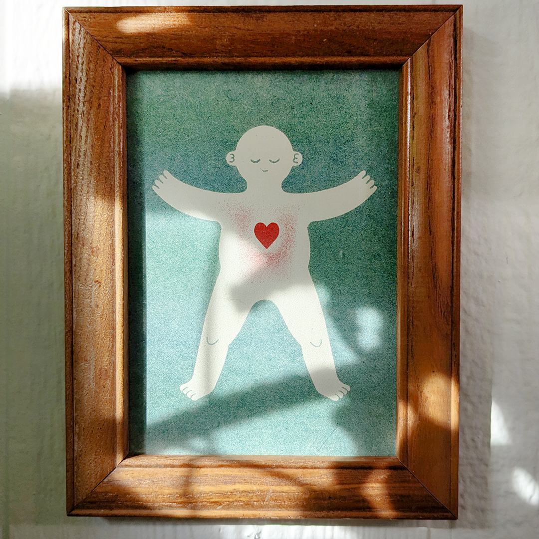 I Love You So Much Print — 5x7 Green Edition