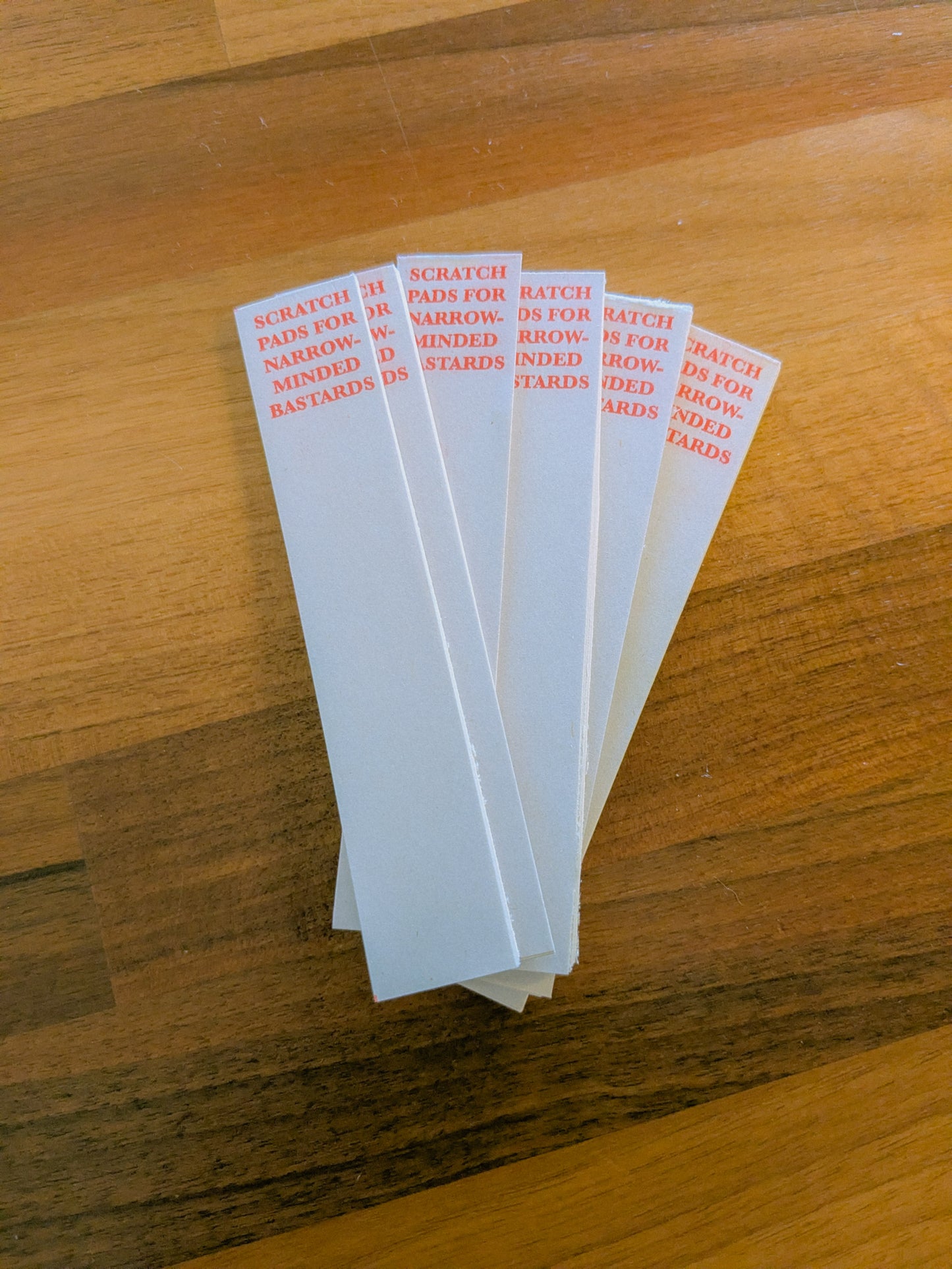 Scratchpad for Narrow Minded Bastards