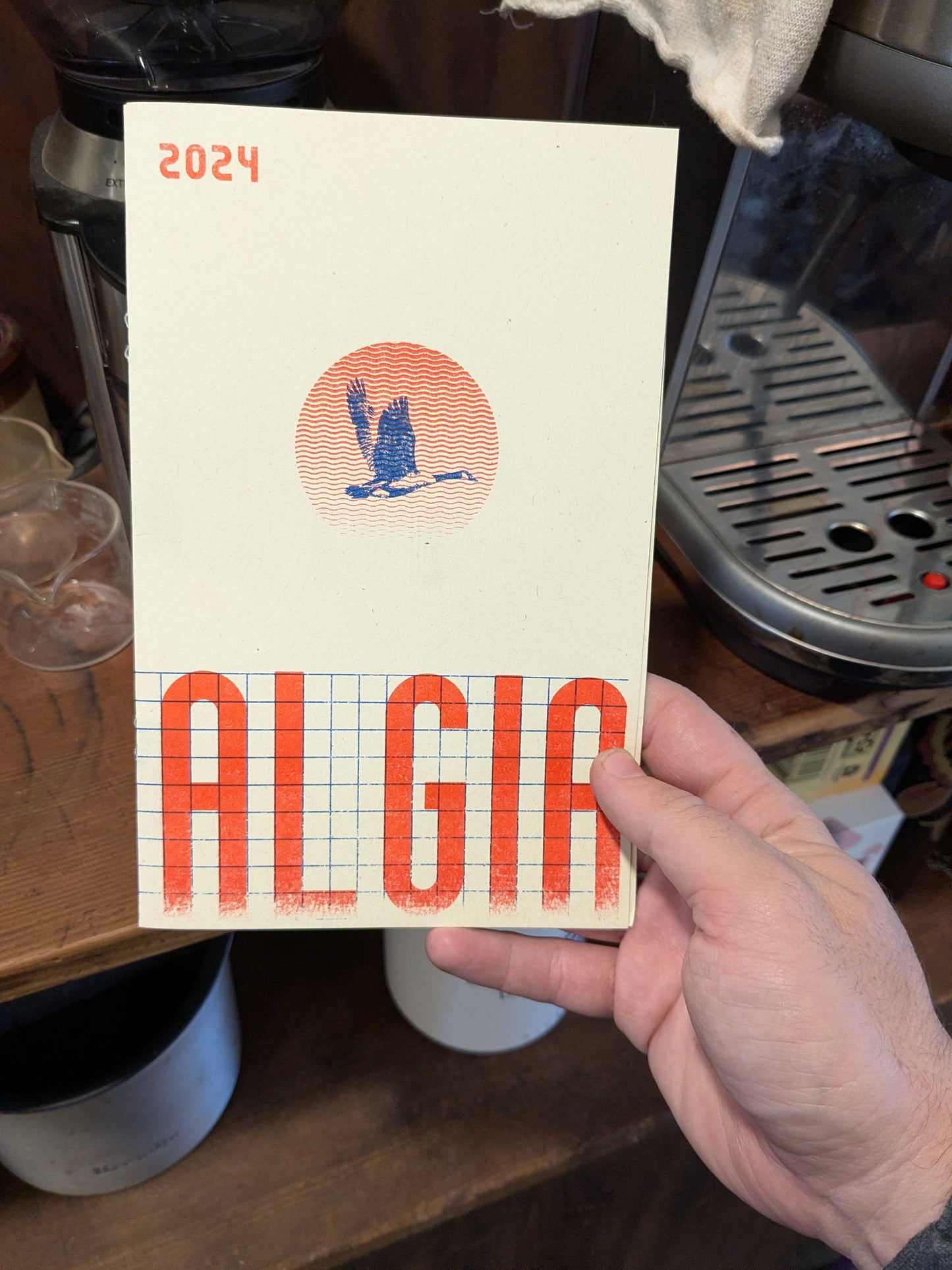Nostalgia Zine — Red and Blue Risograph Edition