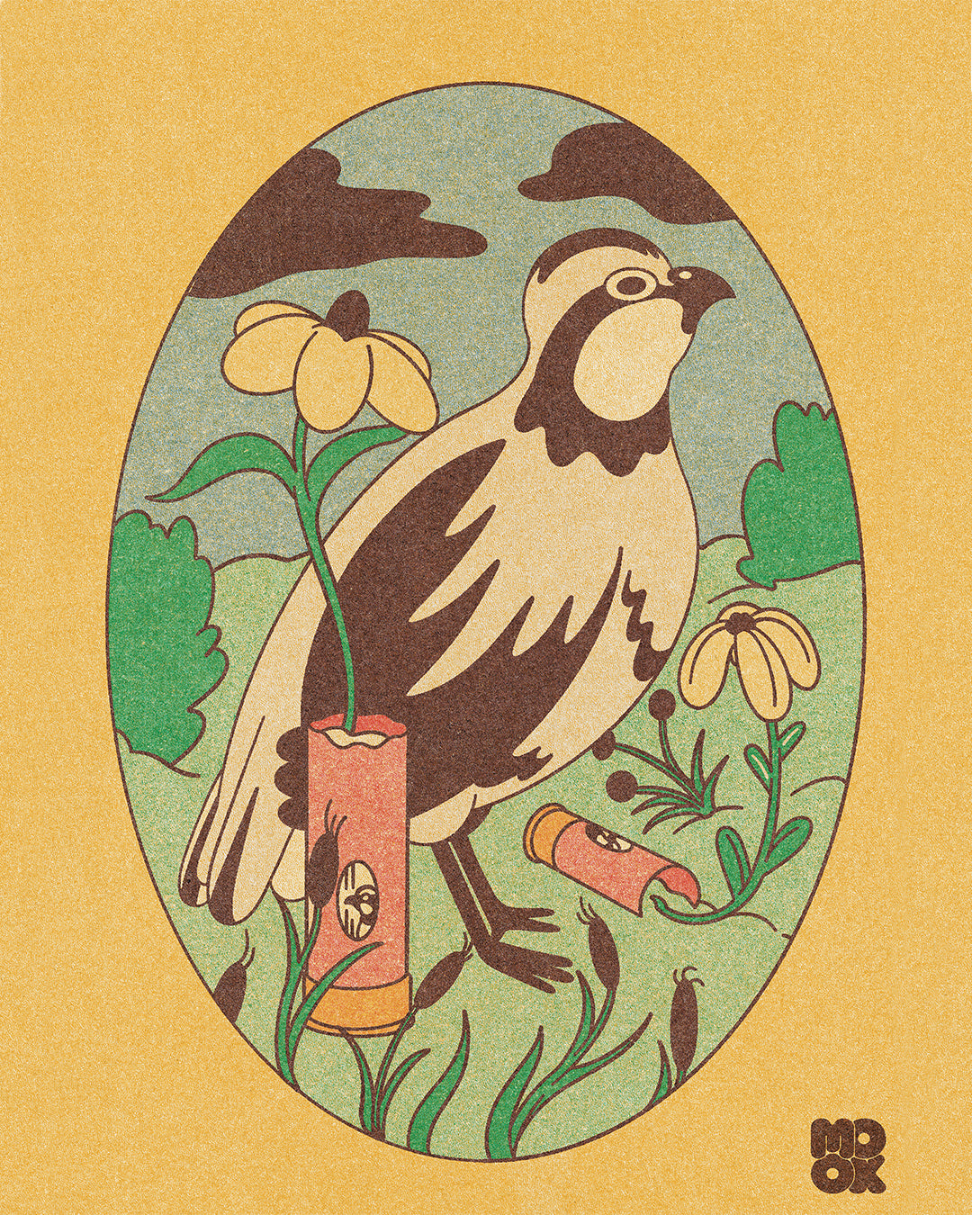 What Grows After 8x10 Risograph Print