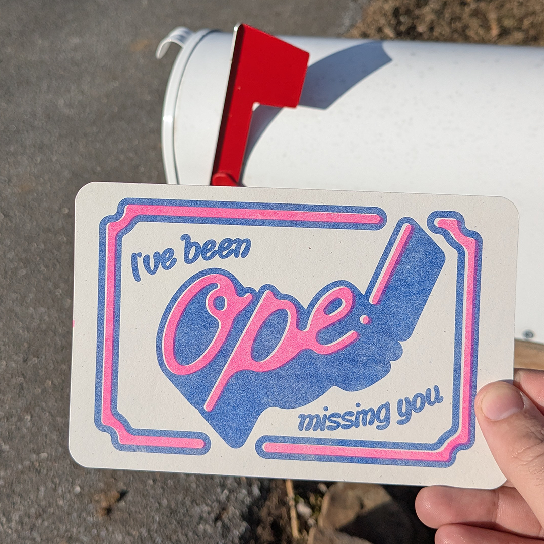 Risograph Postcard