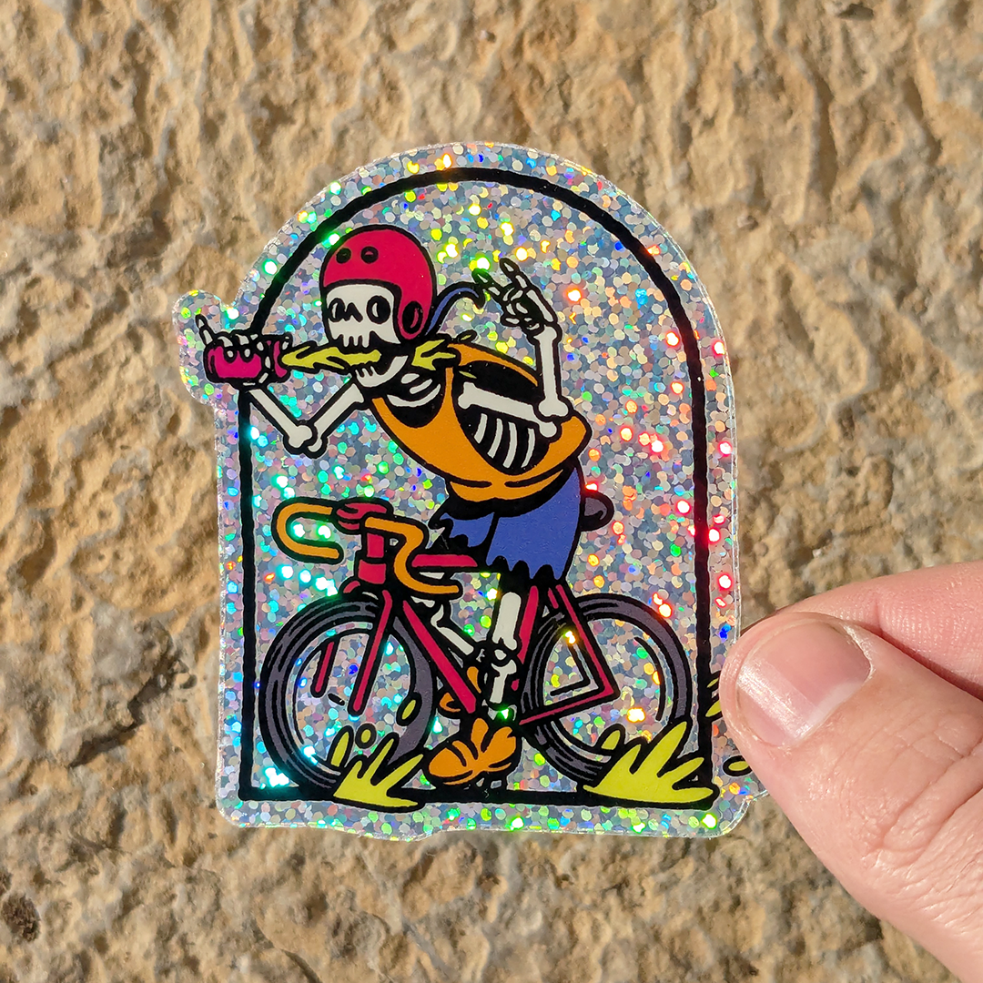 Sparkle Skeleton sticker
