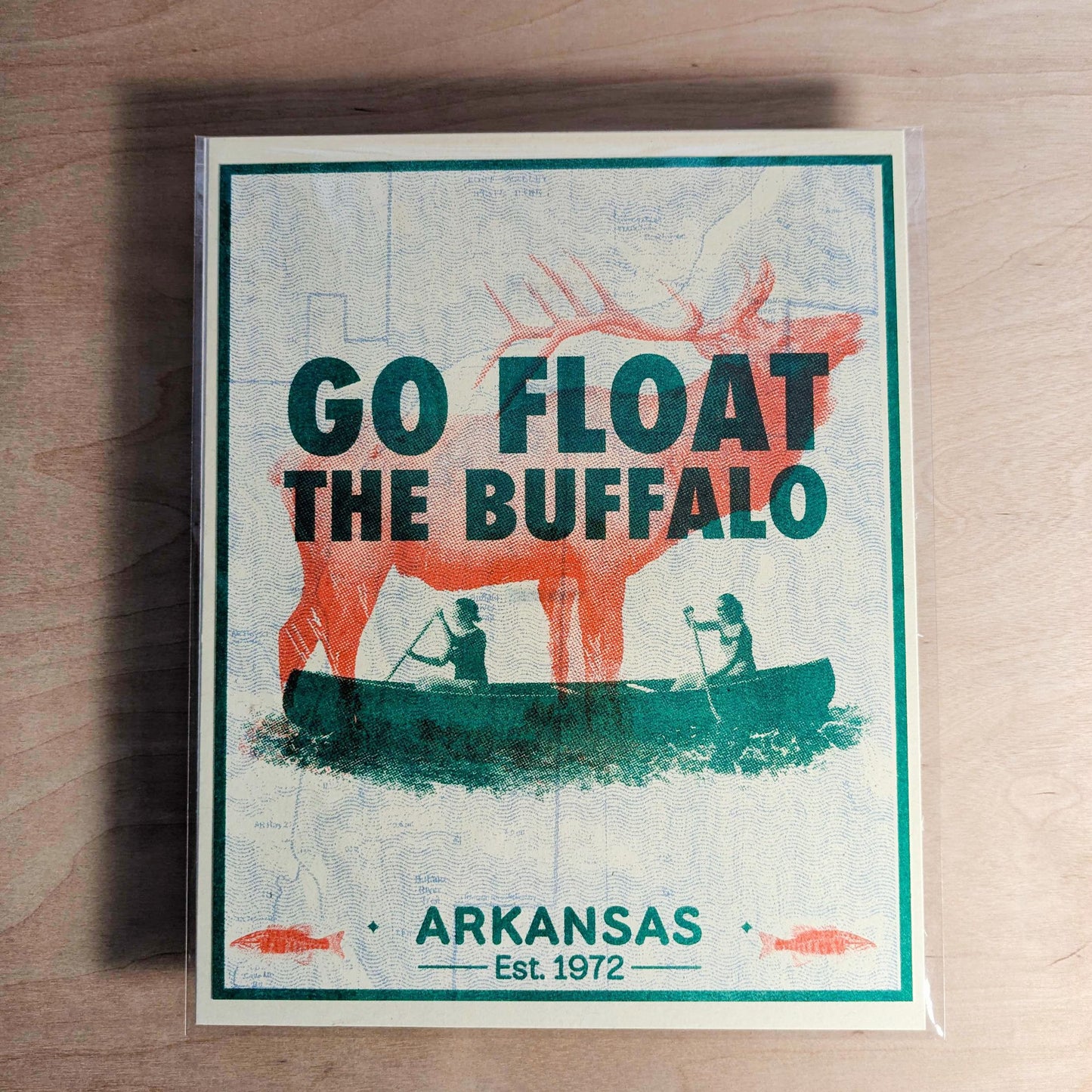 Go Float the Buffalo Print