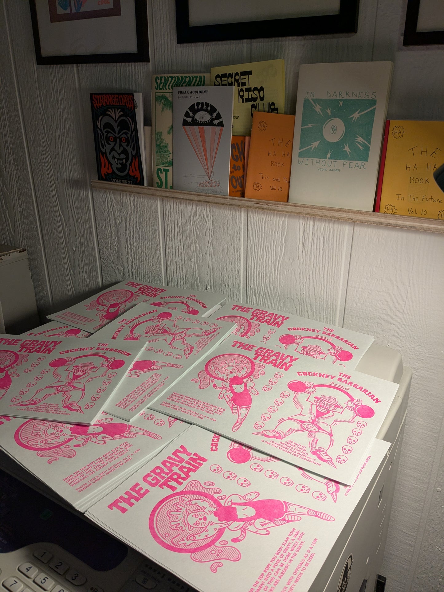 Wrestling Moves That Do Not Exist (But Should)-Ridiculous Riso Zine