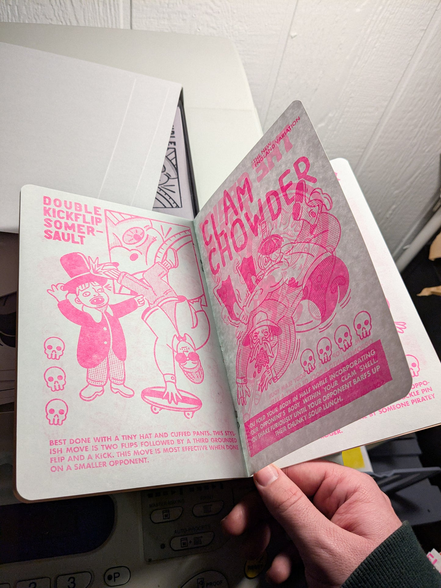 Wrestling Moves That Do Not Exist (But Should)-Ridiculous Riso Zine