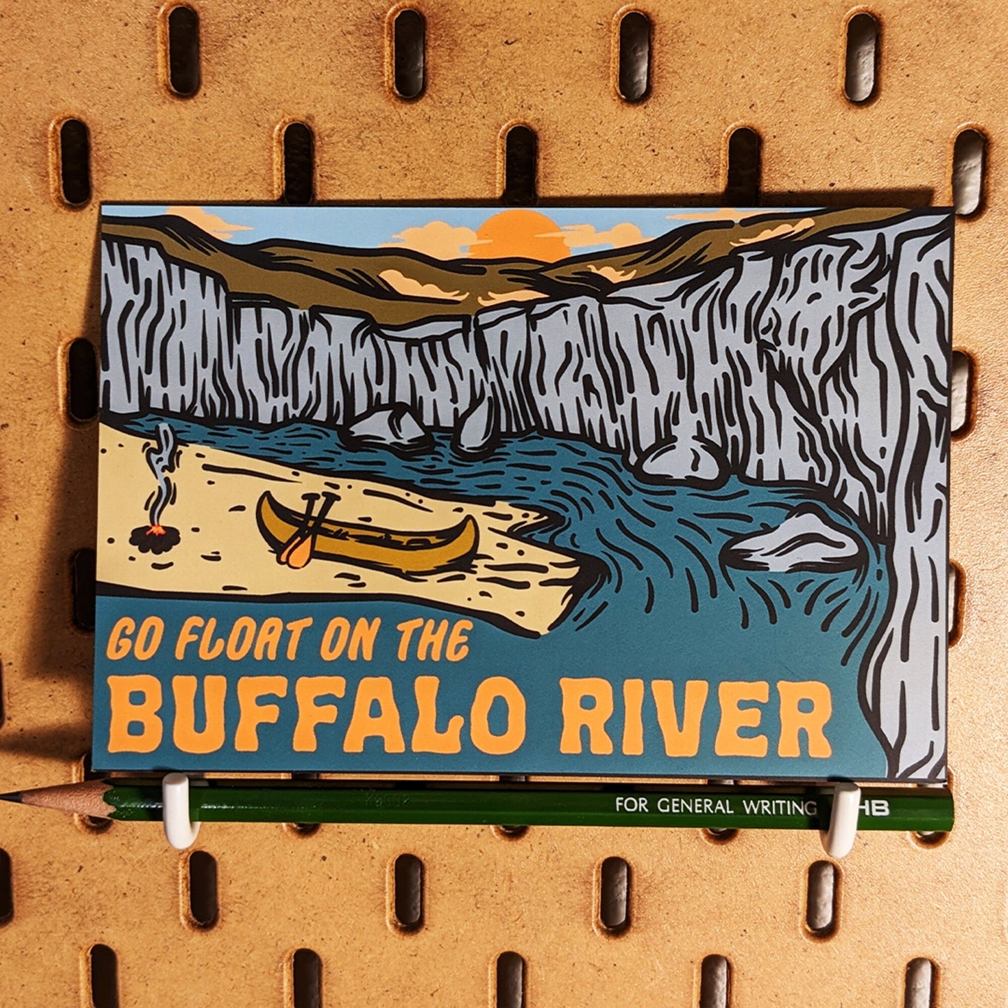 Illustrated Arkansas Post Card