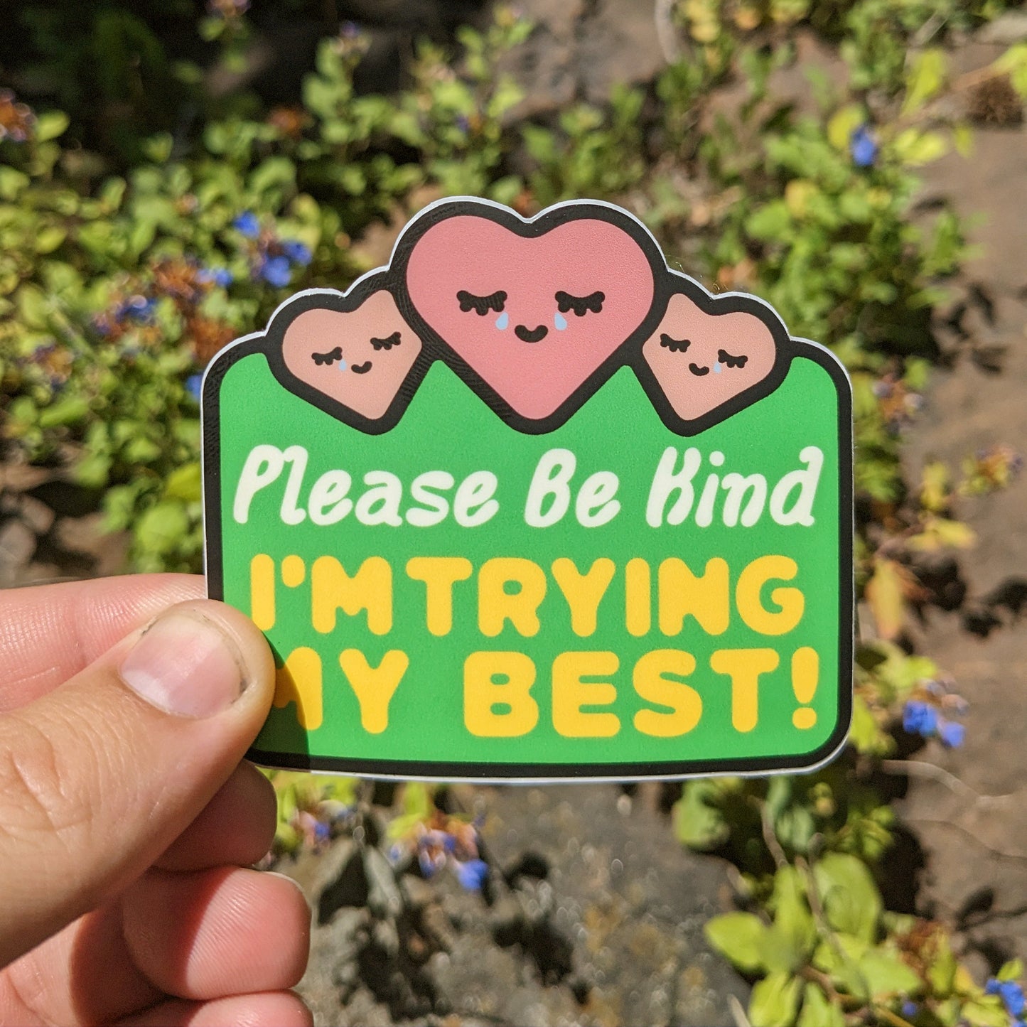 Please Be Kind Sticker